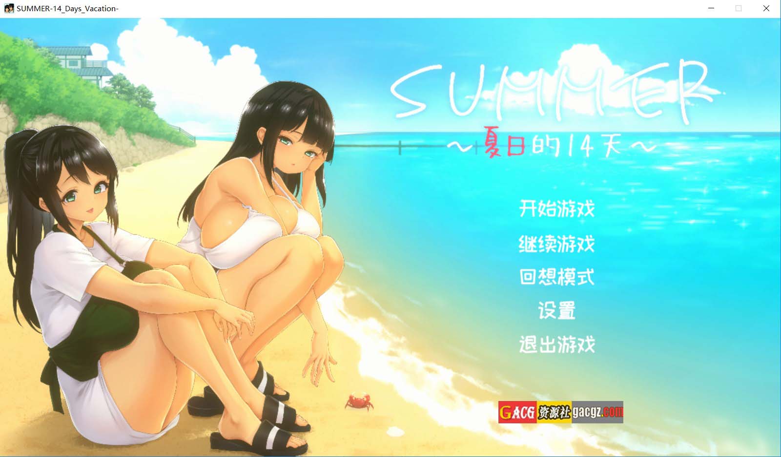 【日式SLG/动态】SUMMER -夏日的14天- 官方中文步兵版+存档【新作/PC/1.35G】
