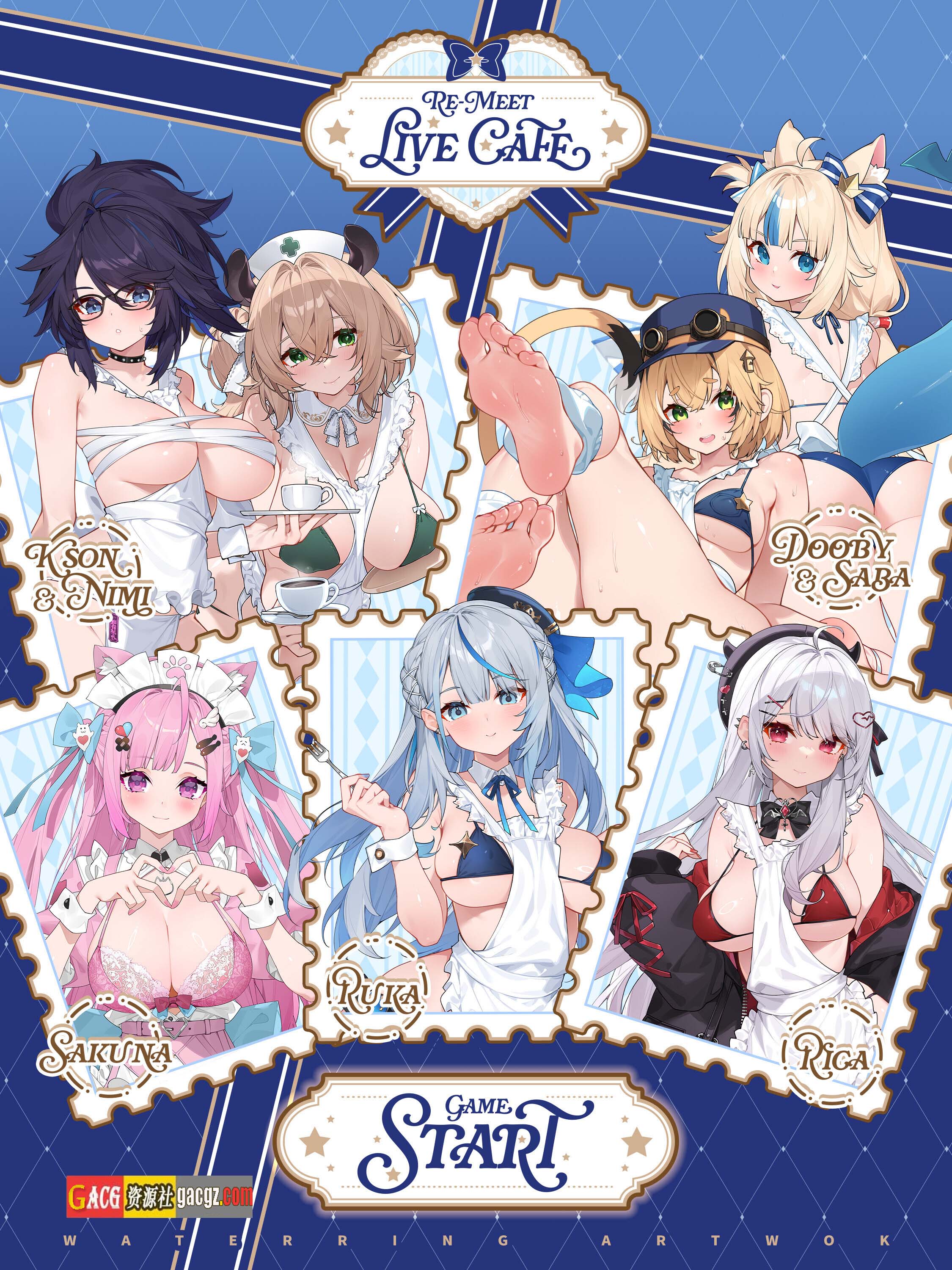 【日式SLG/全动态】再次邂逅咖啡厅 ReMeet Live Cafe 官方中文步兵版【新作/PC/2.98G】