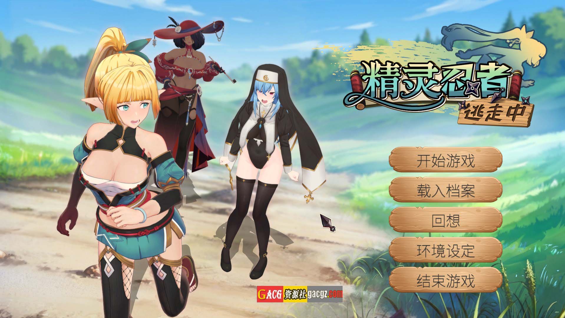 【日式3D/奇幻】精灵忍者逃走中 3D Flee, My Elven Ninja! 官方中文步兵版【新作/PC/2.14G】